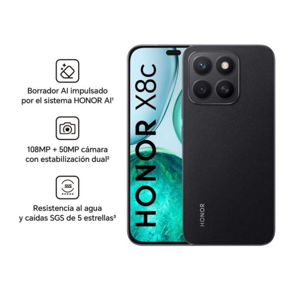 Venta de Celular HONOR X8C 8GB+256GB Marrs Green, celulares de media y alta gama. Envíos a nivel Nacional con la garantía de Dominguez Import.